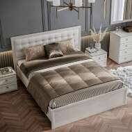 Кровать с мягкой спинкой и основанием 160х200 Александрия Кровать с мягкой спинкой и основанием 160х200 Александрия