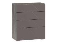 НМ 040.64 комод Summit / ясень анкор тёмный / графит софт