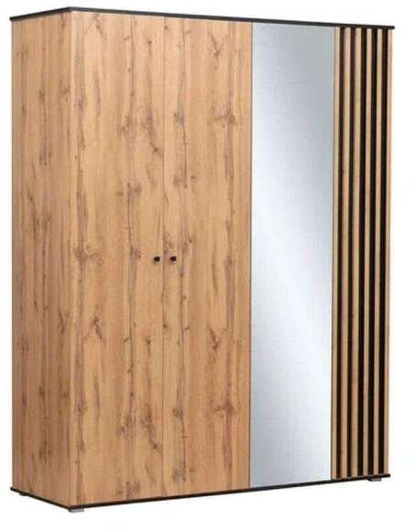 Шкаф для одежды Либерти 51.15 (опора h20) Дуб вотан/Черный