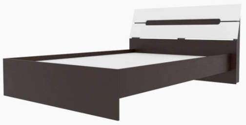 Кровать 160х200 с настилом из ЛДСП Гавана ТЭКС (Акрил Белый) Кровать 160х200 с настилом из ЛДСП Гавана ТЭКС (Акрил Белый)