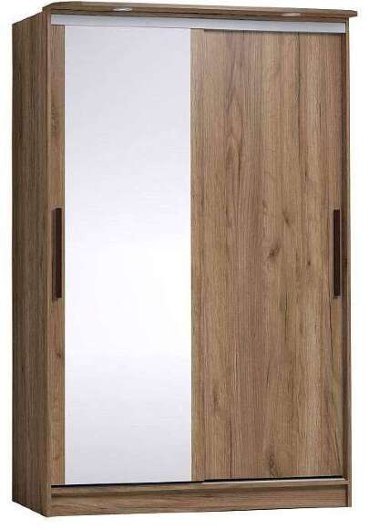 Шкаф-купе Strike 1350 с зеркалом Глазов (Дуб табачный Сraft) Шкаф-купе Strike 1350 с зеркалом Глазов (Дуб табачный Сraft)