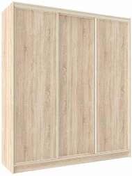 Шкаф-купе трехдверный 2000 Домашний Дуб сонома