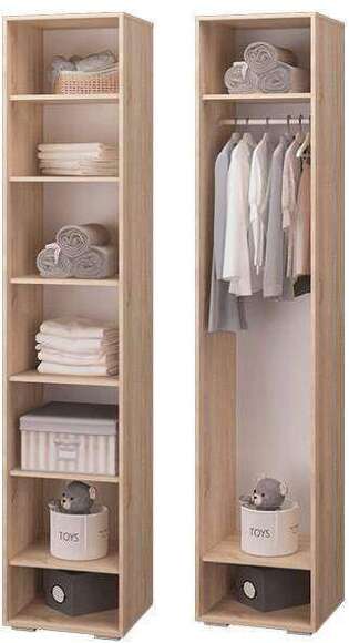 Шкаф-пенал для платья и белья Джуниор MLK Шкаф-пенал для платья и белья Джуниор MLK