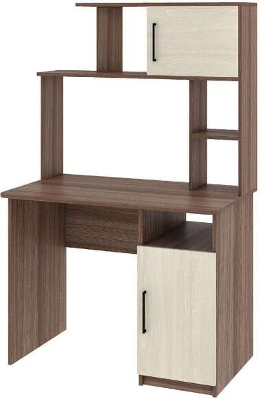 Интел-12 стол компьютерный Ясень Шимо темный / Светлый