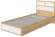 Кровать 80х200 Зара с проложками ДСП (Крафт золотой / Крафт белый)