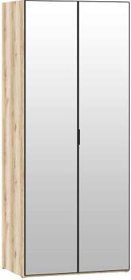 200.04 шкаф для одежды (зеркало) Арден Дуб Делано / черный 200.04 шкаф для одежды (зеркало) Арден Дуб Делано / черный