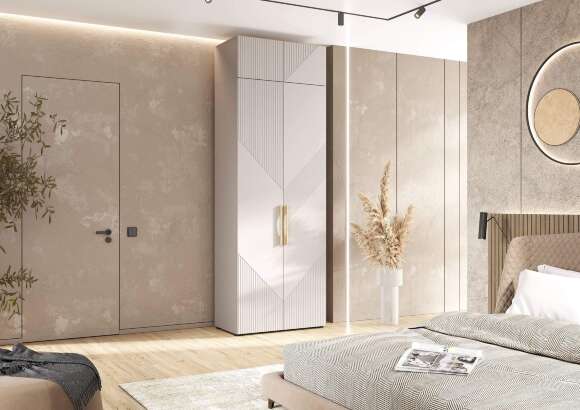 Шкаф Ирис с антресолью (900), Кашемир, Кашемир