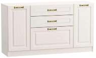 Ливерпуль Комод Белый/Ясень ваниль