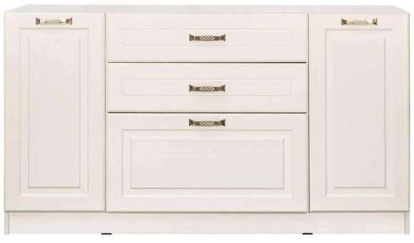 Ливерпуль Комод Белый/Ясень ваниль