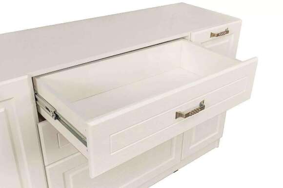 Ливерпуль Комод Белый/Ясень ваниль