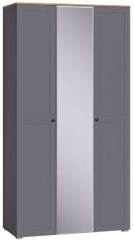 Остин Шкаф для одежды 13.336.03 графит/дуб золотой