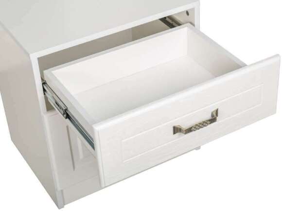 Спальня Ливерпуль вар.4 Белый/Ясень ваниль