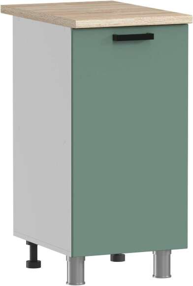 МК Аленушка Н 400 Орешник, Матовая Мята, скоба черный