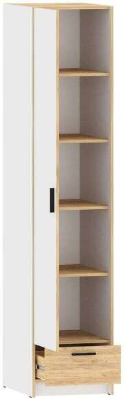 НМ 011.20 Шкаф для одежды Оттавия Белый/Дуб золотой НМ 011.20 Шкаф для одежды Оттавия Белый/Дуб золотой