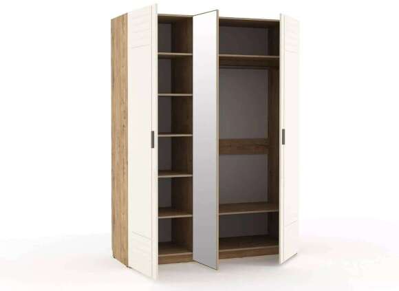 НМ 013.57 Шкаф комбинированный Livorno /дуб бунратти / софт панакота НМ 013.57 Шкаф комбинированный Livorno /дуб бунратти / софт панакота