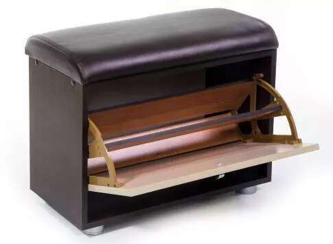 Обувница МС-1 венге/ясень шимо светлый/221 Обувница МС-1 венге/ясень шимо светлый/221