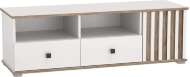 Тумба под ТВ 51.06 Либерти опора h=20мм Белый / Дуб Каньон