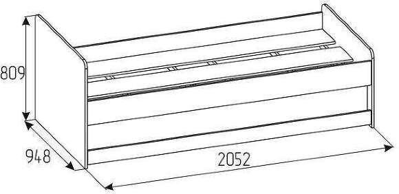 Кровать 90х200 Лойс (Глазов) Кровать 90х200 Лойс (Глазов)