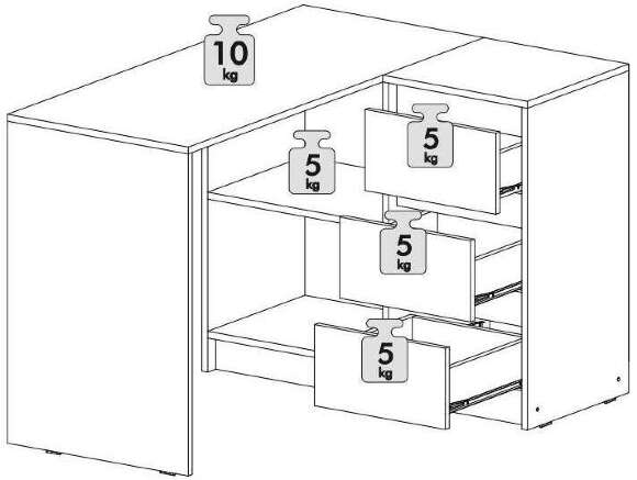 Стол письменный угловой Айден СТП06-900 Белый