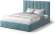 Кровать с подъемным механизмом Лира 160х200, бирюзовый