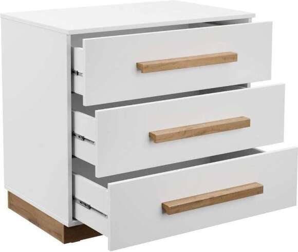 Адель М7 Комод Белый / Дуб Вотан