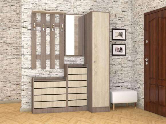 Шкаф-пенал ЯПП-1 Ямайка ТЭКС (Ясень шимо)