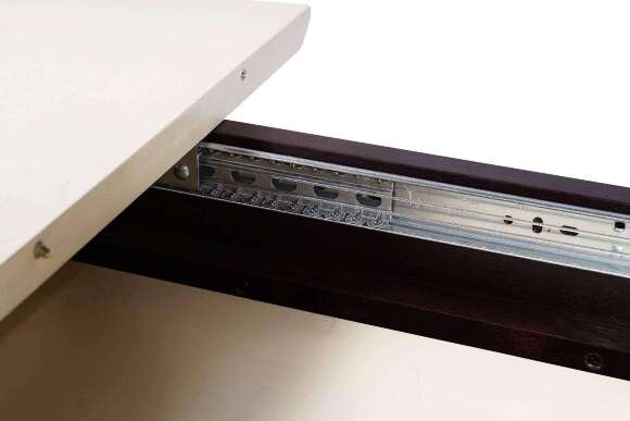 Стол раздвижной Олсон 120, венге/слоновая кость Стол раздвижной Олсон 120, венге/слоновая кость