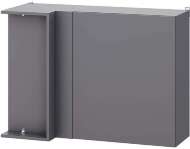Шкаф угловой навесной Денвер Ш 1000у, Графит Шкаф угловой навесной Денвер Ш 1000у, Графит