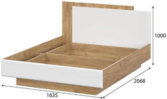 Кровать с ортопедическим основанием 160х200 Милан Кровать с ортопедическим основанием 160х200 Милан