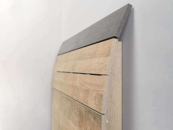 Трувор кровать 11.34 Дуб Гранж Песочный/Интра Трувор кровать 11.34 Дуб Гранж Песочный/Интра