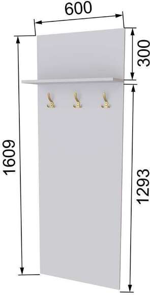 Прихожая Толедо. Белый. Комплект 1 Прихожая Толедо. Белый. Комплект 1