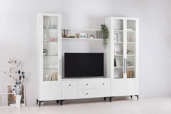 Шкаф Валенсия 13.217.01, Белый шагрень