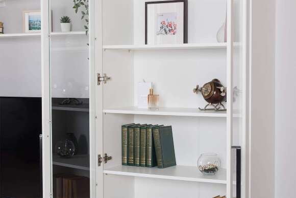 Шкаф Валенсия 13.217.01, Белый шагрень