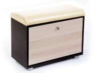 Обувница МС-1 венге/ясень шимо светлый/крем