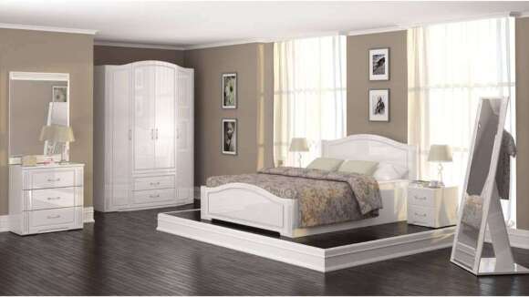 Кровать 140х200 Виктория 21 (Ижмебель) с латами