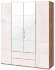 Монреаль (02) Шкаф для одежды с ящик 4-х дв. с зеркалом Монреаль (02) Шкаф для одежды с ящик 4-х дв. с зеркалом