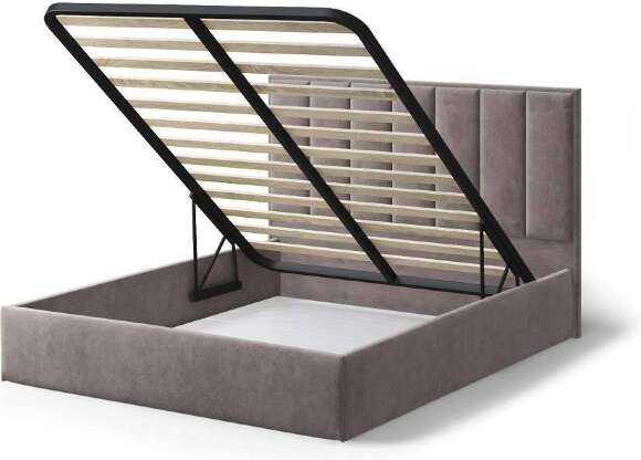 Кровать с подъемным механизмом Лира 160х200, коричневый