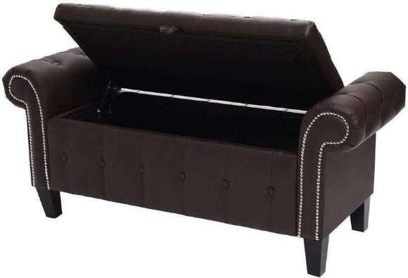 Пуф Торрокс коричневый к/з