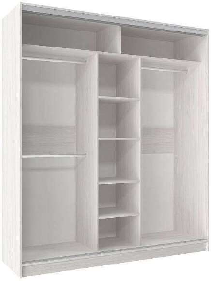 Шкаф-купе трехдверный 2000 Домашний Ясень Анкор светлый