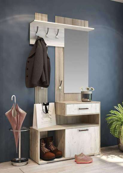 Вешалка Смарт-2 (Горизонт) Кантри / Дуб Прованс Вешалка Смарт-2 (Горизонт) Кантри / Дуб Прованс