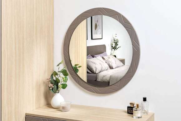 Зеркало настенное Амьен 17.10, Веллюто Капучино