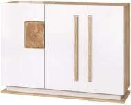Комод Дора 30.06-02, Дуб сонома, Белый
