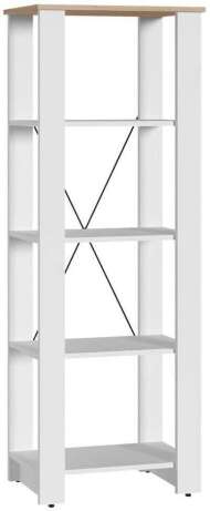 Джастин Стеллаж 13.354 белый/дуб белый