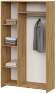 Дольче шкаф трехстворчатый / Дуб золотой/Белый Дольче шкаф трехстворчатый / Дуб золотой/Белый