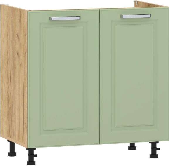 Вокс 100.04 тумба под мойку (800) Дуб Крафт золотой / Фисташка