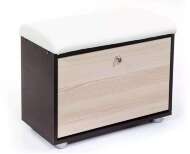 Обувница МС-1 венге/ясень шимо светлый/милк