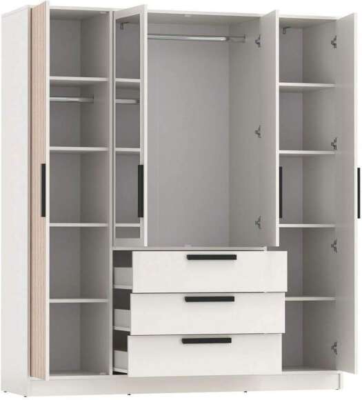 83.07 шкаф для одежды Вегас Белый