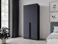 Шкаф распашной с полками Феникс, графит/маус софт Шкаф распашной с полками Феникс, графит/маус софт