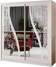 Шкаф-купе Элегант №2 1,7 Сандал светлый