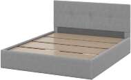 Кровать с основанием двойная №4, Серый Кровать с основанием двойная №4, Серый